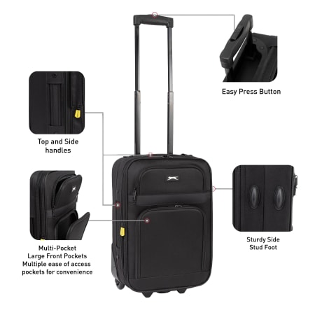 Slazenger Fabric Trolley Case 18.5L - default