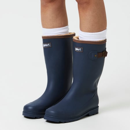 Gelert Women&#039;s Fur Welly Gumboots - default