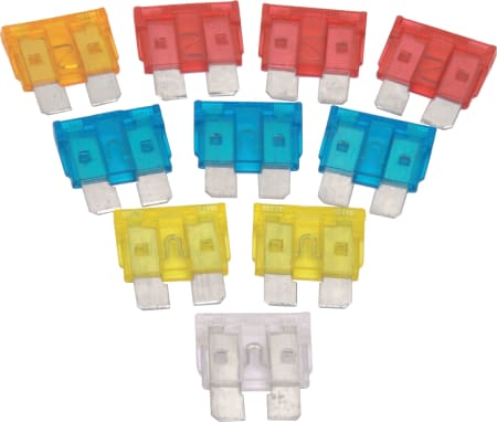 Moto Quip Assorted Blade Fuses 10pc - default