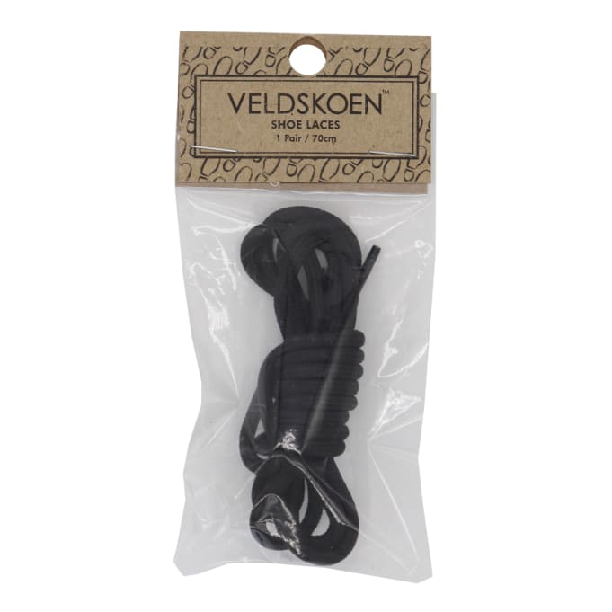 Veldskoen Laces 70cm Black 1010244 Outdoor Warehouse