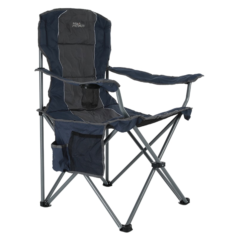 Natural Instincts Adventure Chair with Side Pocket and Cup Holder