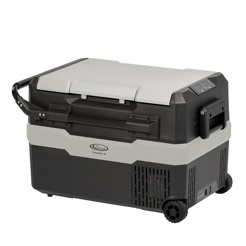 National Luna Travel Box 45 Fridge/Freezer with Handle and Wheels