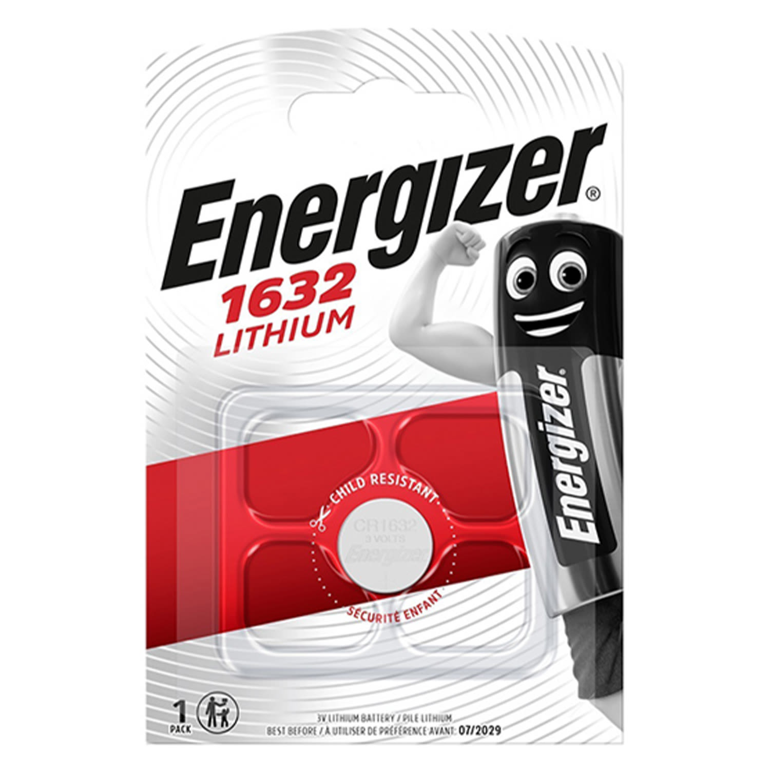 Energizer 3V 1632 Lithium Battery | 1009523 | Outdoor Warehouse