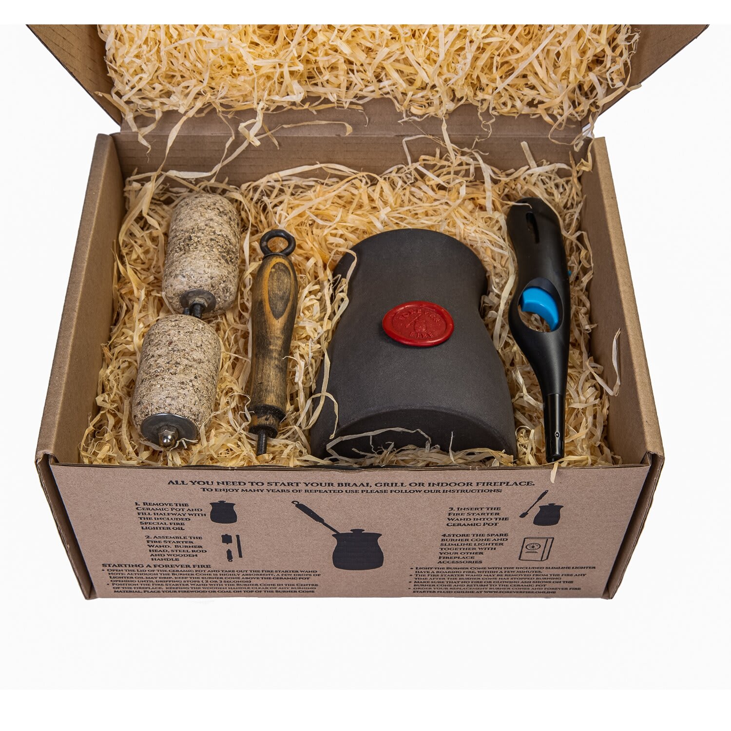 Forever Fire Reuseable Fire Starter Gift Kit | 1017676 | Outdoor