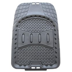TrailBoss Front Rubber Vehicle Floor Mat - 2 Piece