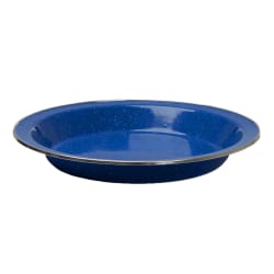 Natural Instincts Enamel Plate Large Blue