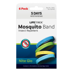 Lifetrek Mosquito Band Glow 6Pk