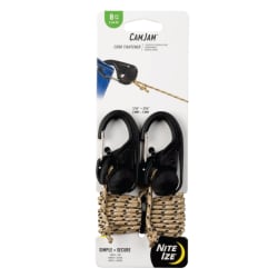 NITE IZE CAMJAM CORD TIGHTENER - 2 PACK WITH 8 FT.ROPE - PLASTIC