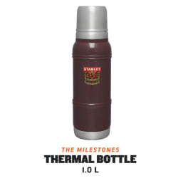 Stanley The Milestones Thermal Bottle 1L Garnet Gloss 1940 (Limited Edition)