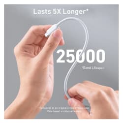 Anker PowerLine III USB-C to USB-C 100W Cable1.8m White