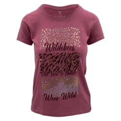 Wildebees Women&#039;s Animal Foil Tee