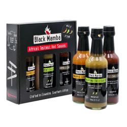 Black Mamba Africa&#039;s Chilli Venom Gift Pack 3 x 180ml - Mild