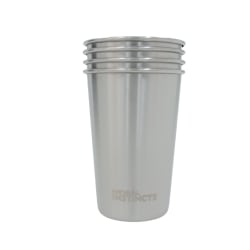 Natural Instincts 4 pack Stainless Steel Tumblers 500ml