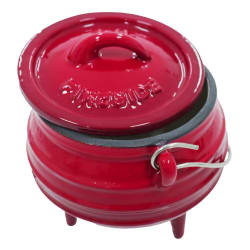 Fireside 3 Leg 1/4 Enamel Cast Iron Potjie
