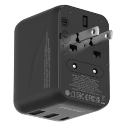 Momax 1-World 20W 3-Port + AC Travel Adapter Black