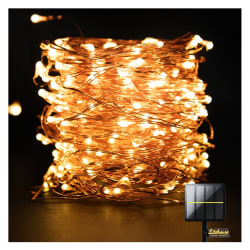 Litehouse Solar Outdoor LED Fairy Lights - Copper Wire