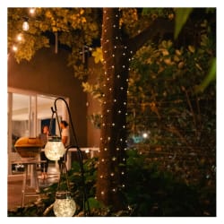 Litehouse Solar Outdoor LED Fairy Lights - Copper Wire