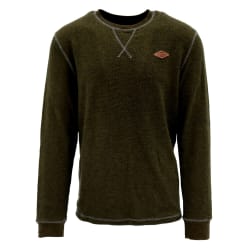 Wildebees Men&#039;s Waffle Knit Long sleeve Crew Top