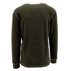 Wildebees Men&#039;s Waffle Knit Long sleeve Crew Top