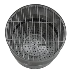 Fireside Stainless Steel Fire Pit and Braai