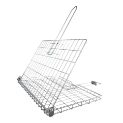 HotRods Handsfree Sliding Handle Stainless Steel Grid