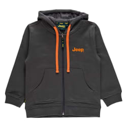 Jeep Boys Zip Through Sweat Top