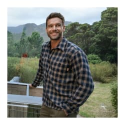 Sterling Men&#039;s Brushed Check Long sleeve Shirt