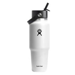 Hydro Flask 946 ml Travel Bottle Flex Straw Cap White
