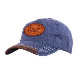 Wildebees Leather Badge Oil Strip Cap