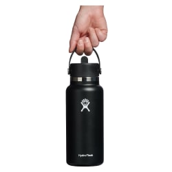 HYDRO FLASK 946 ml WIDE MOUTH FLEX STRAW CAP(32oz) Black