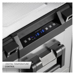SnoMaster Stainless Steel 78 Liter Fridge/Freezer