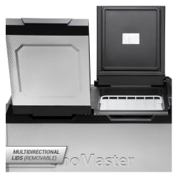 SnoMaster Stainless Steel 78 Liter Fridge/Freezer