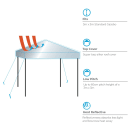 Natural Instincts Reflective Gazebo Top for Low Pitch Gazebo, product, thumbnail for image variation 1