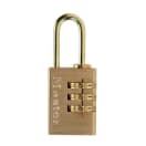 MasterLock Combination Brass 20mm Padlock, product, thumbnail for image variation 1