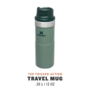 Stanley Classic Trigger Action Mug 355ml Hammertone Green, product, thumbnail for image variation 2