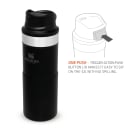 Stanley Classic Trigger Action Mug 355ml Matte Black, product, thumbnail for image variation 5