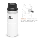 Stanley Classic Trigger Action Mug 355ml Polar, product, thumbnail for image variation 5