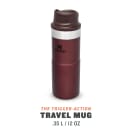 Stanley Classic Trigger Action Mug 355ml Wine, product, thumbnail for image variation 2