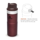 Stanley Classic Trigger Action Mug 355ml Wine, product, thumbnail for image variation 5