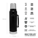 Stanley Classic Vacuum 1L Matte Black Flask, product, thumbnail for image variation 4