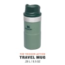 Stanley Classic Trigger Action Mug 250ml Hammertone Green, product, thumbnail for image variation 2