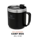 Stanley Classic Camp Mug 350ml Matte Black, product, thumbnail for image variation 2