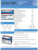 Enertec 12v6ah Lithium Iron Phosphate Battery - pdf-document thumbnail