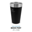 Stanley Adventure Stacking Beer Pint/Tumbler 470ml Matte Black, product, thumbnail for image variation 2