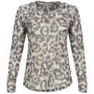 African Nature Leopard Burnout Long Sleeve Tee, product, thumbnail for image variation 1