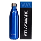 Atlasware 750ml Stainless Steel Flask Blue, product, thumbnail for image variation 2