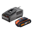 WORX 20V Powershare 2Ah Battery & Charger Kit, product, thumbnail for image variation 1