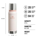 Stanley Classic Vacuum 750ml Rose Quartz Flask, product, thumbnail for image variation 4