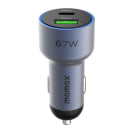 Momax MoVe 67W Dual-Port Car Charger Space Grey, product, thumbnail for image variation 2