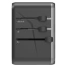 Momax 1-World 70W GaN 5-Port + AC Travel Adapter Black, product, thumbnail for image variation 2